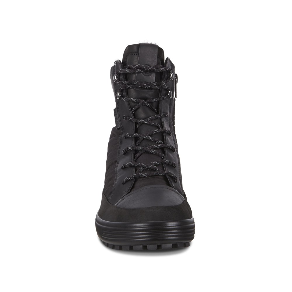 Womens Boots - ECCO Soft 7 Tred - Black - 5329KZQUY